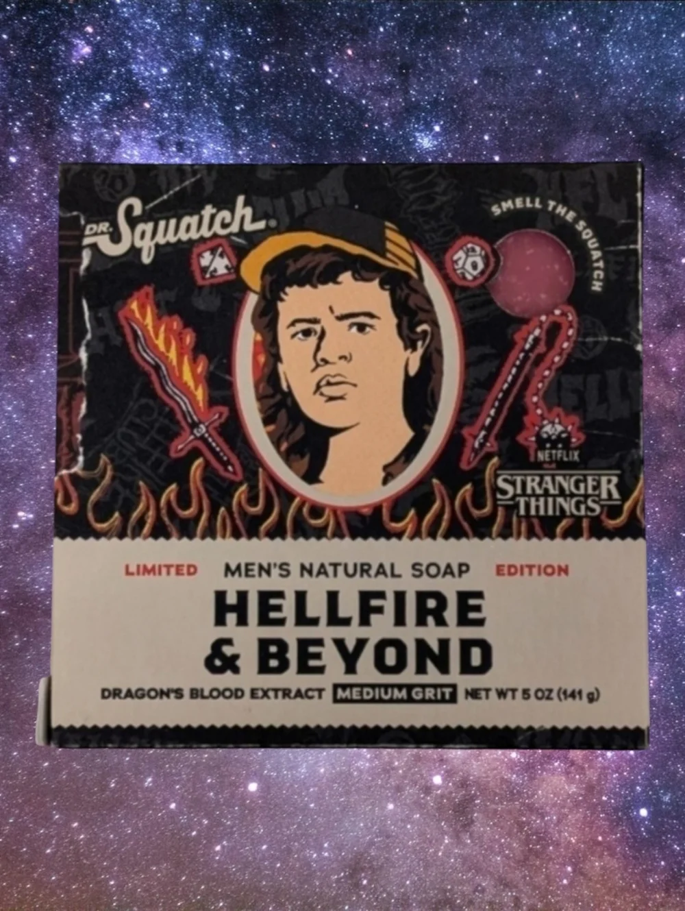 Dr Squatch - Stranger Things - Hellfire & Beyond - Limited Edition Soap